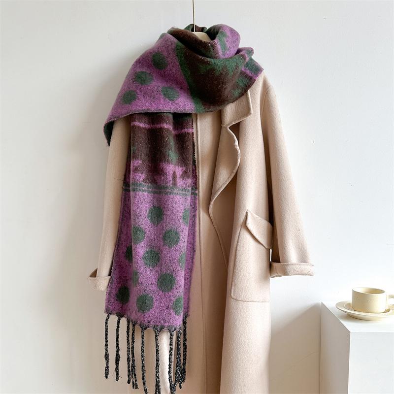 New  Cashmere Scarf Shawl Thicked  Warm Blanket Long Tassels Soft Shawls Neck Wraps Pashmina Scarves Ladies' Luxury Scarf