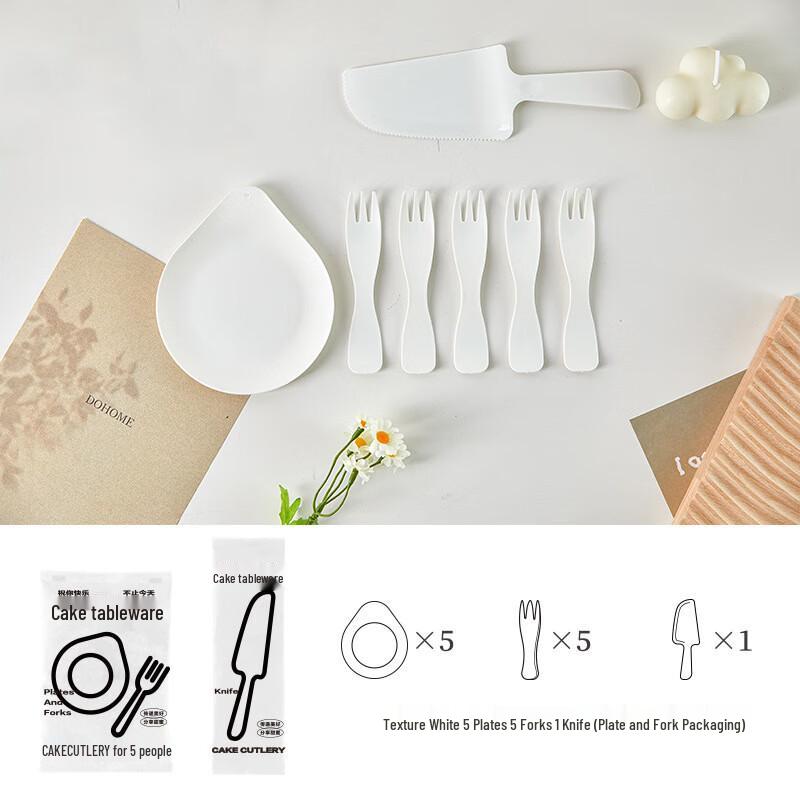 Changbaosen Disposable Birthday Cake Tableware Set