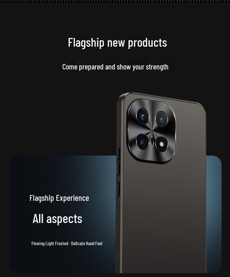 IQOO15 Frosted Metal Lens Frame Case: Sleek, Full-Coverage, Anti-Drop Protection for Men.