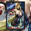 Cynthia Japanese Sexy Nude Cartoon Anime Kawaii Art-Poster Silk Wall Decoration Living-Bedroom Custom Home Decor