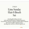 anillo Lime Sunday Refresh Hair & Brush Mini Set