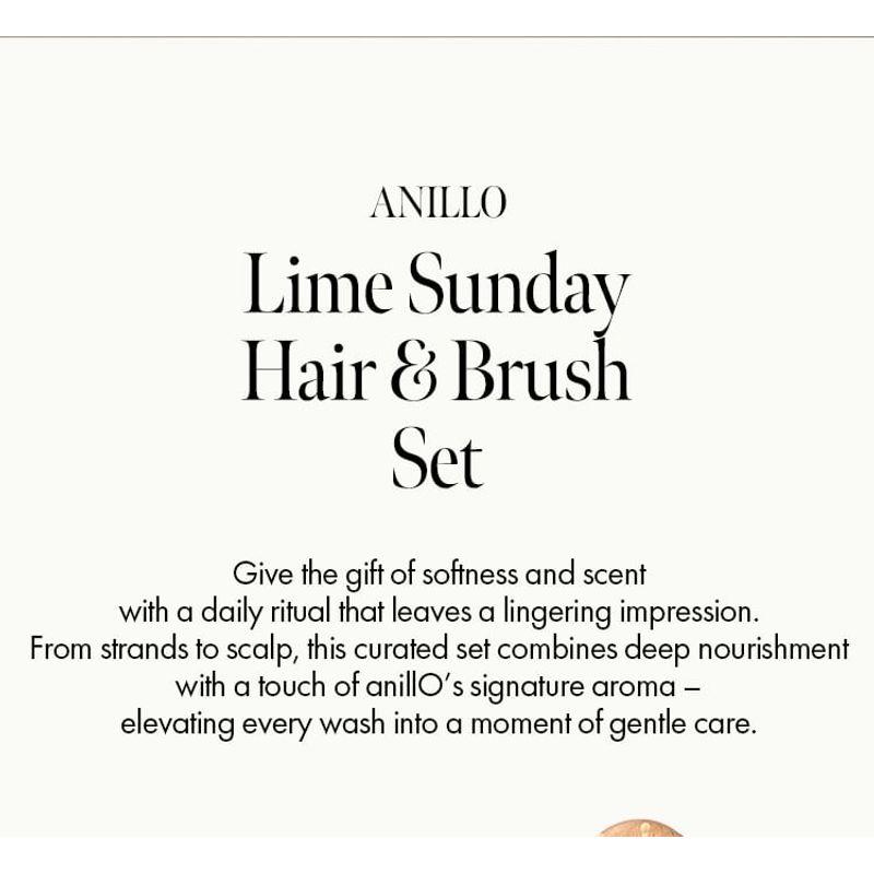 anillo Lime Sunday Refresh Hair & Brush Mini Set