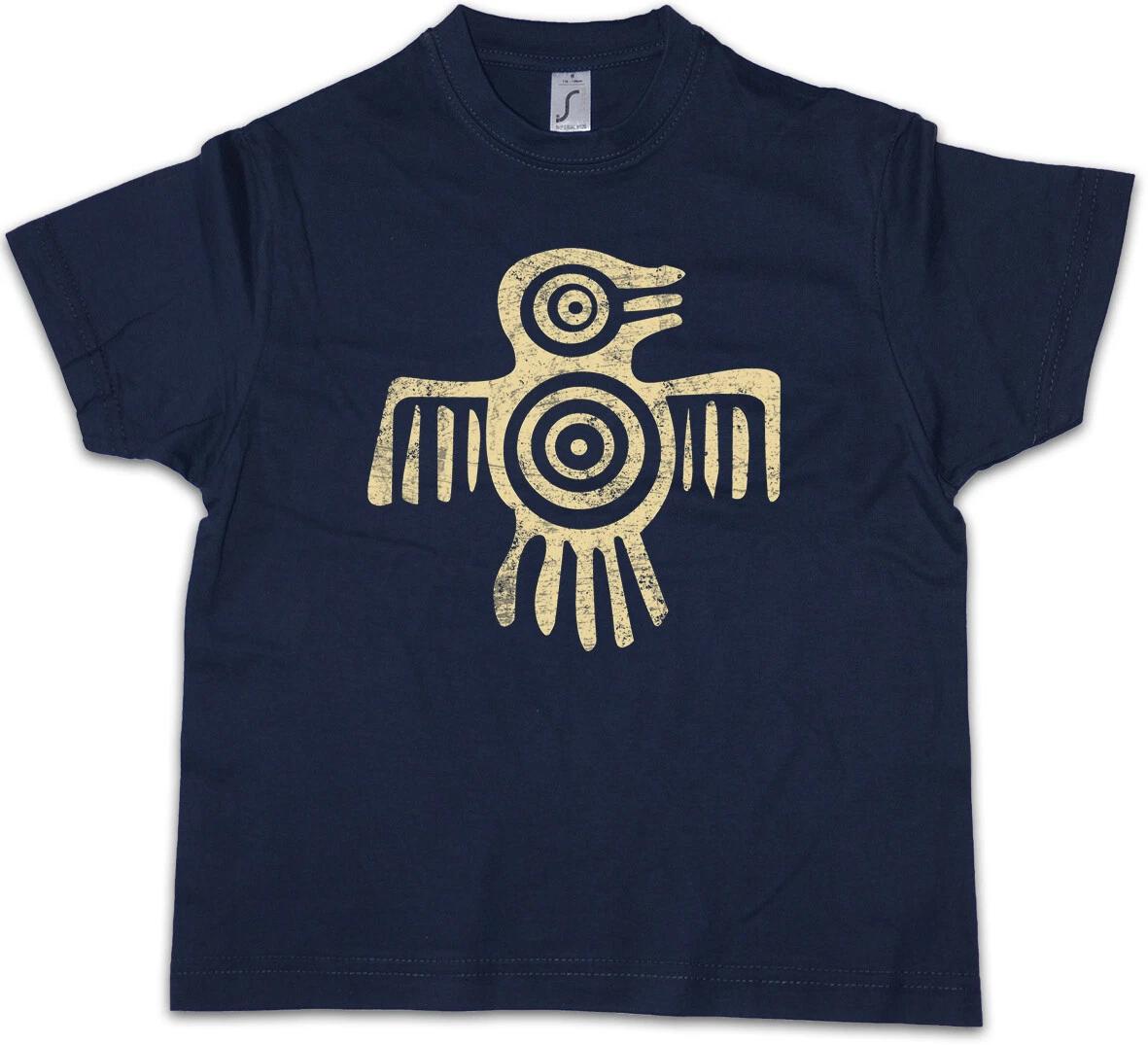 AZTEC BIRD II Kids Boys kids boys T-Shirt Indians Civilization Mayans Religion Aztec 120