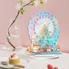 Ferris Wheel Pattern Table Sign Desktop Ornament Waterproof Decorative Accessories Lightweight Collection Colorful, Wall Decor Art