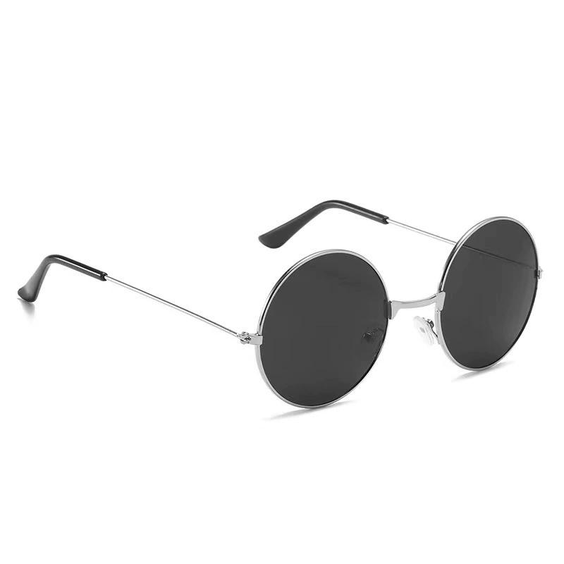 Retro Small Round Hippie Sunglasses Fashion Circle Metal Frame Sun Glasses Party Lens Eyewear for Women Men