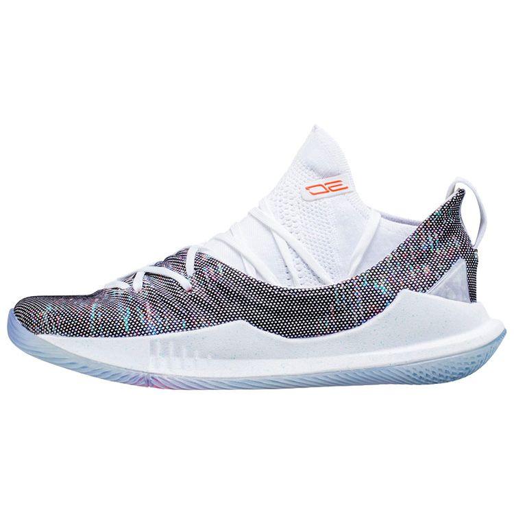 

Мужские кроссовки Under Armour Curry 5 Welcome Home Белый Неон Коралловый 3020657-107