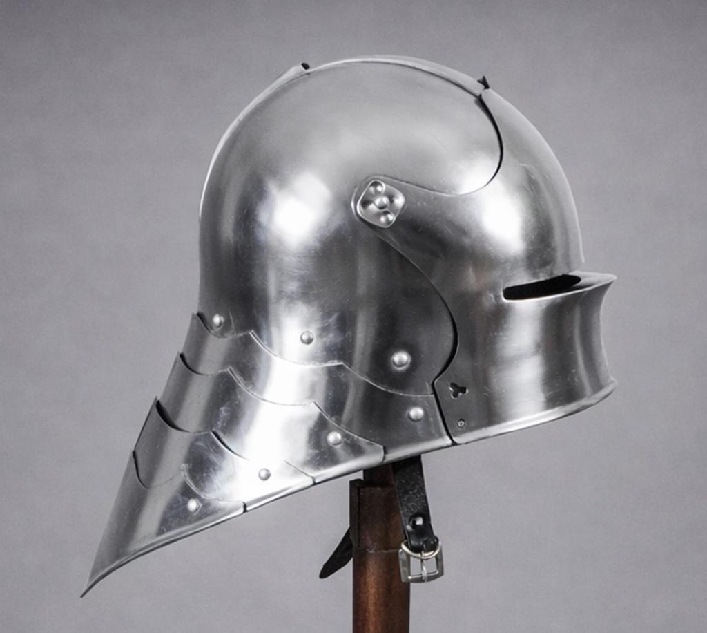 Medieval German Sallet Knight Helmet Steel Gothic Warrior Armor Helm LARP Cosplay Costume
