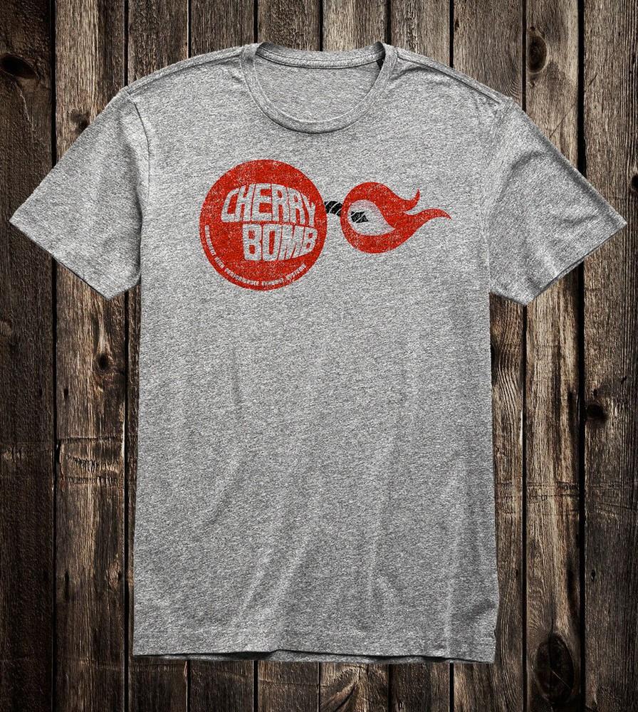 Men s Retro Hot Rod Tee T Shirt Drag Race Racing Speed Shop Cherry Bomb Unisex T-Shirt M