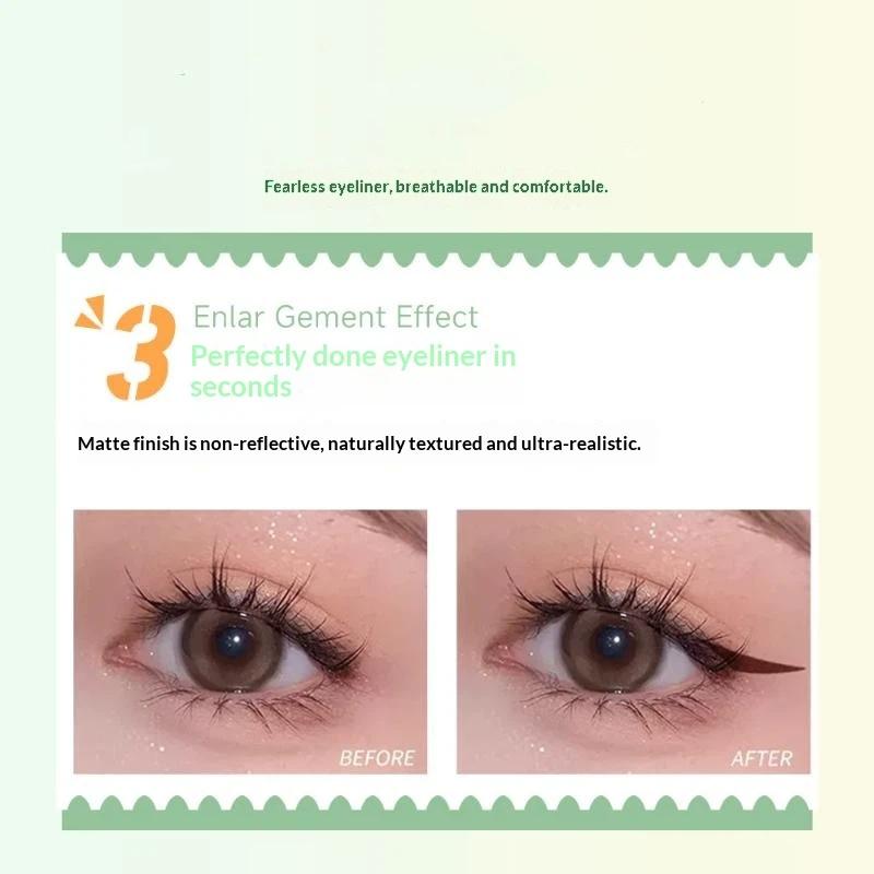 Eyeliner Stickers Lace Nature Clear Beige Stripe Self-Adhesive Waterproof Natural Eye Disposable Cosmetic Makeup
