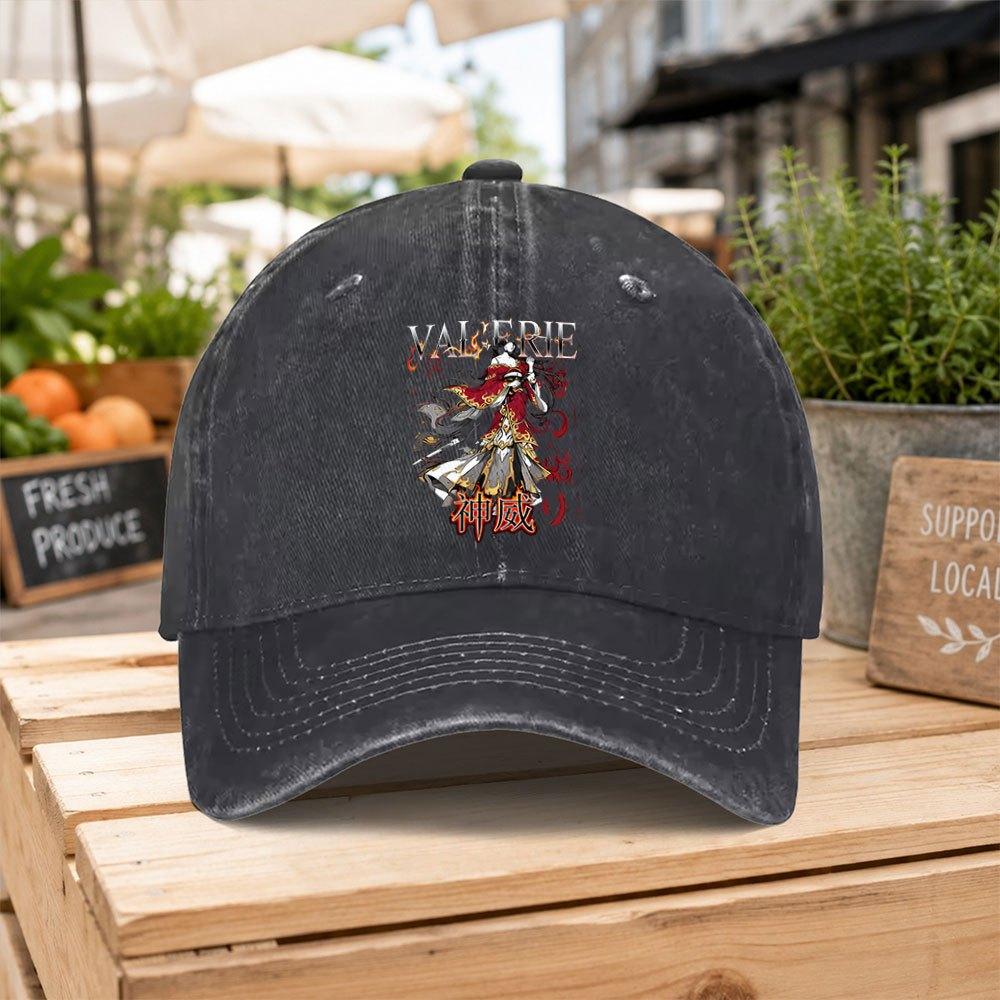 VALERIE Divine Warrior Baseball Cap Unisex Casual Dad Hat for Hiking Travel Daily Commute