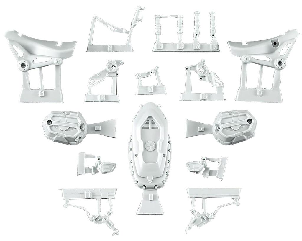 Monmodel BMW R nineT 719 Customized Upgrade Kit Plastic Model Parts MSPS078 1/9