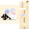 Adorable Marine Animal Plush Keychain 12cm Cute Shark Whale Dolphin Stuffed