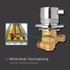 Thermostatic Shower Faucet Valve Cold &Hot Water Mixing Valve Mixer Tap Brass Shower Valve Switch Thermostat