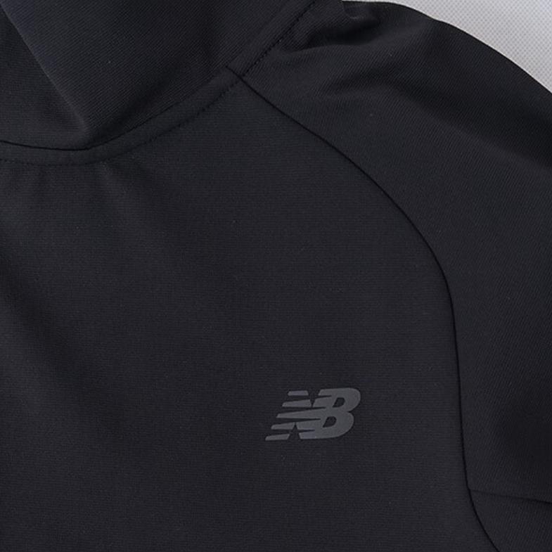 New Balance Jackets Men's Black Lapel Moderate Other MDF33251-BK