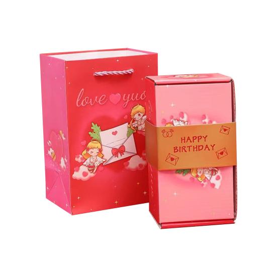 Pop-Up Gift Box Set Surprise Money Gift Box Cash Explosion Box Folding Pop-Up Explosion Gift Box for Christmas Birthday Celebration