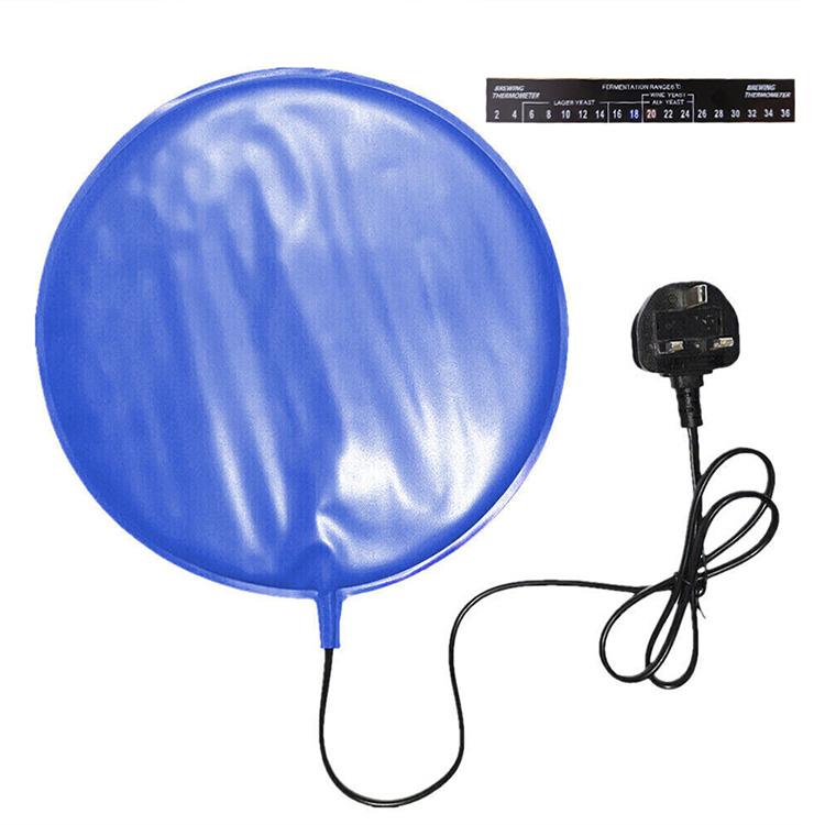 

Водонепроницаемый бытовой нагревательный коврик для брожения пива 25 Вт для пива, вина, спиртных напитков, рассады, аксессуары для домашнего приготовления алкоголя синий