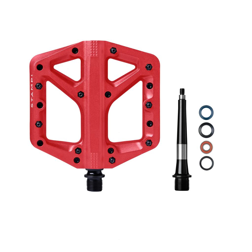 CRANK BROTHERS Stamp 1 577584 Pedals, Large, Red,