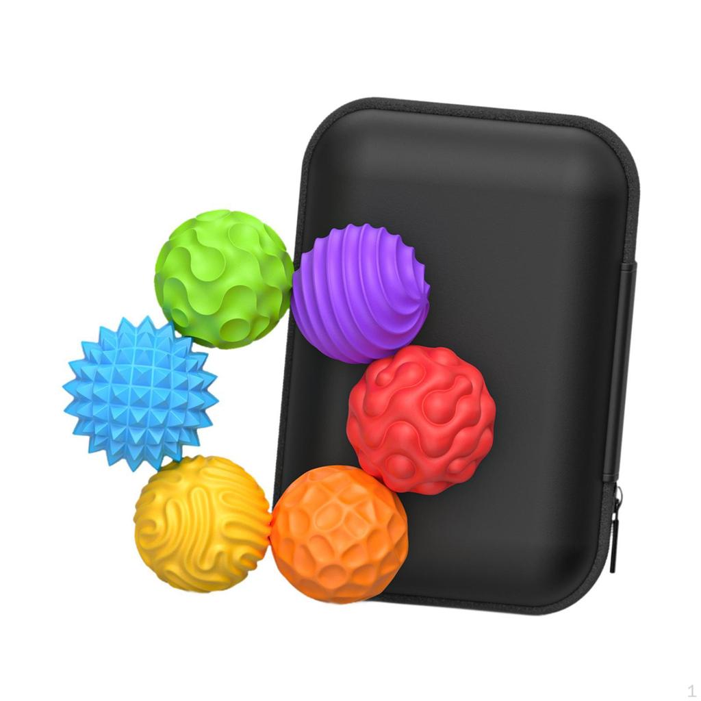 6Pcs Silicone Magnetic Balls Creative Sensory Toys for Women Kids Boys Girls Pink