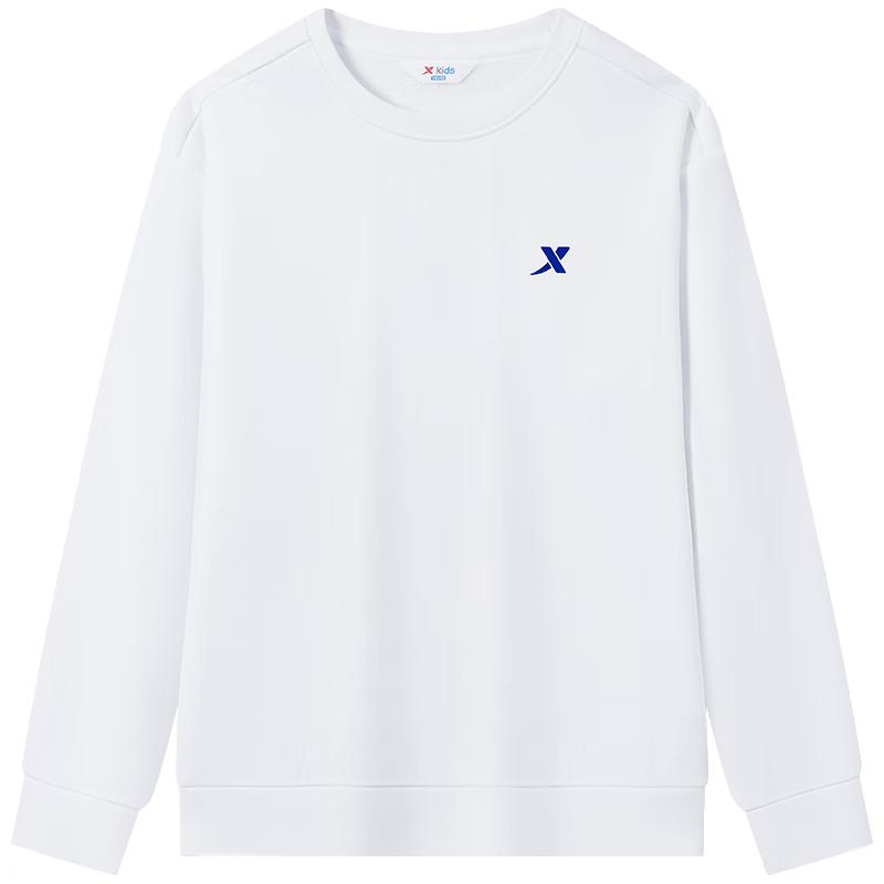 XTEP Kids  Unisex Fleece-Lined Sweatshirt 100