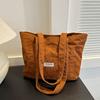 Fashionable Vintage Tote Bag For 2023 Fall Trendy Large Capacity Canvas Bag