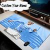 Custom Name Mouse pad Haaland Player Pose Mouse Pad Desk Mat, Non-Slip Rubber Backer Pad For Computer Notebook Gaming Mouse Pad Birthday Gift