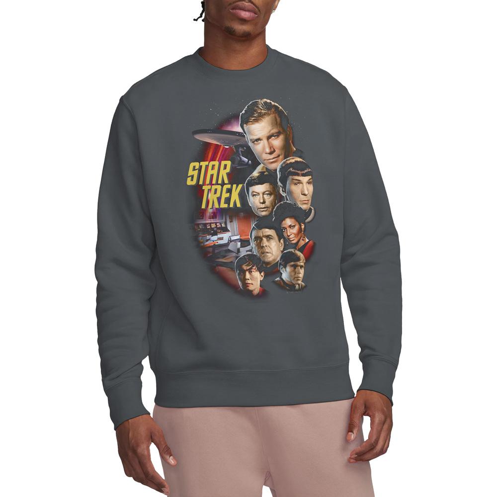 Star Trek Unisex Adult Classic Crew Sweatshirt