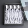 Korean Traditional Sujamun 4-Person STS304 Stainless Steel Spoon & Chopsticks Set with Gift Box