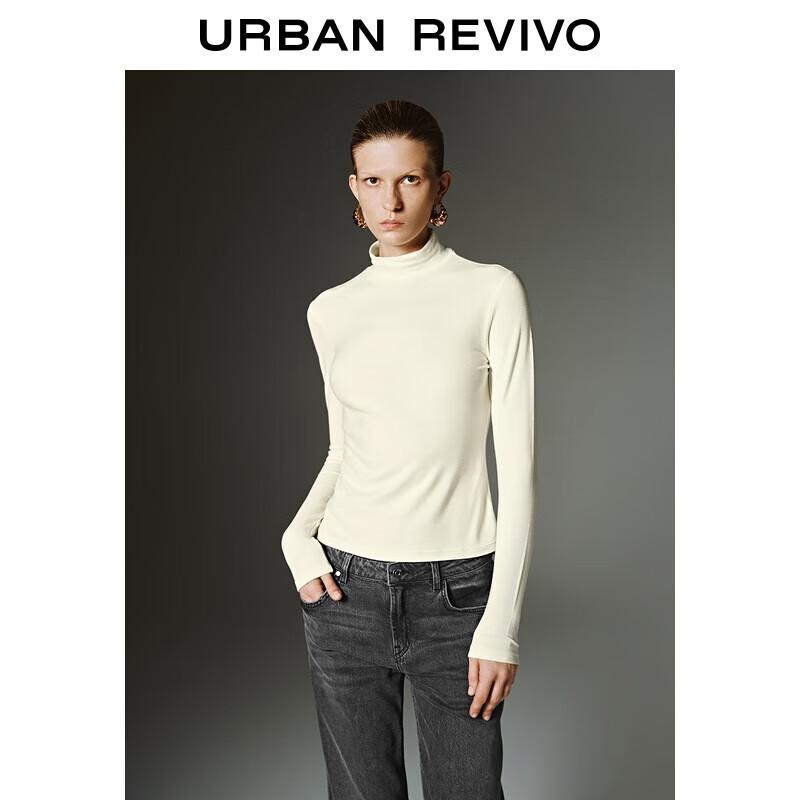 UR2025 Women s Slim-Fit Stand Collar Long-Sleeve T-Shirt M