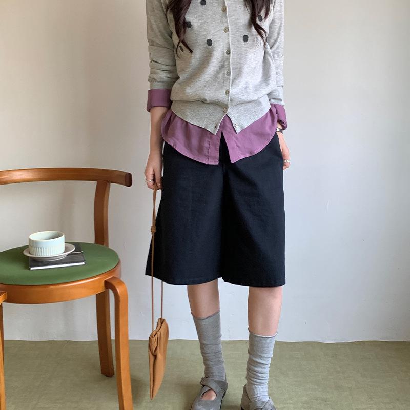 

13th Row Spring/Summer Women s High-Waist Casual Cargo Shorts S темно-синий