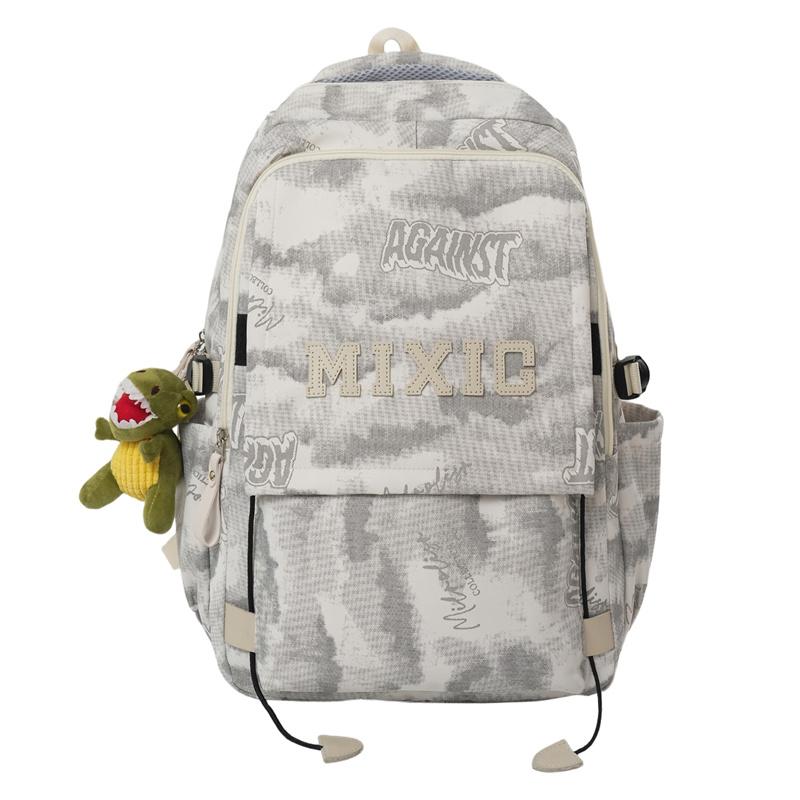 Junior High School Student Schoolbag Graffiti Men's Backpack
