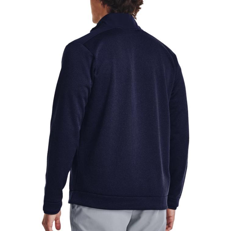 Under Armour Storm Sweaters Men's Navy Blue Stand Collar Moderate Other Unisex 1382920-410