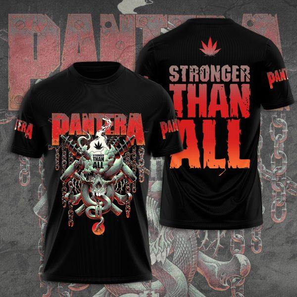 Populaire Groupe de Heavy Metal Rock Pantera Impression 3D Hommes Femmes T-shirt Col Rond Manches Courtes Hip Hop Haut Streetwear Décontracté T-shirts Adultes