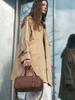 Demeriel Vt Boston Bag Tan Brown