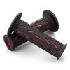 Daytona PROGRIP Motorcycle 115mm Handlebar Diameter 724 Mini 98076 Grips, 22.2mm (Moped), Anti-Vibration Gel, End-Penetration, Type, Red,