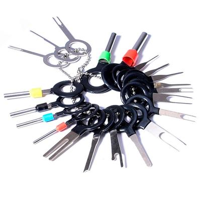 DYS 21Pcs Terminals Removal Key Tool Electrical Wiring Crimp Connector Pin Extractor