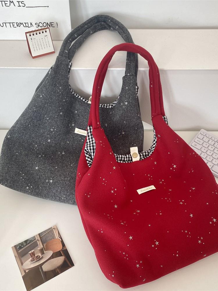 Korean Star Sequin One-Shoulder Tote Bag - Versatile Women's Shopping & Outing Bag