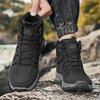 New Fashion Autumn And Winter Men's High Top Martin Boots Students Male Boys Trending Climbing Soft Sole Work Shoes Labor Protection Martin Sneakers