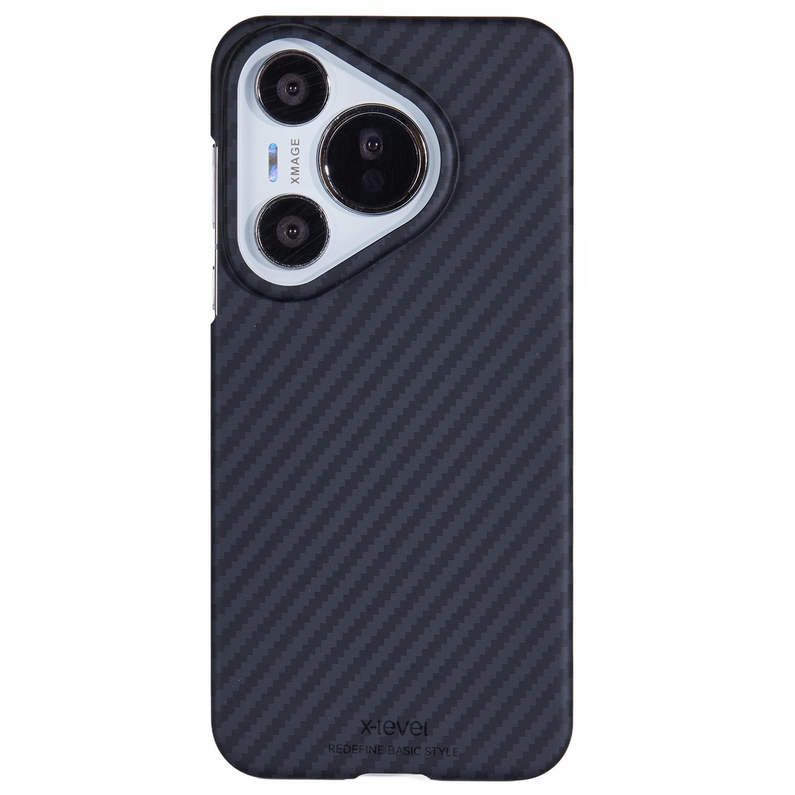 X-LEVEL For Huawei Pura 70 Case Hard PC Carbon Fiber Texture Thin Phone Cover A