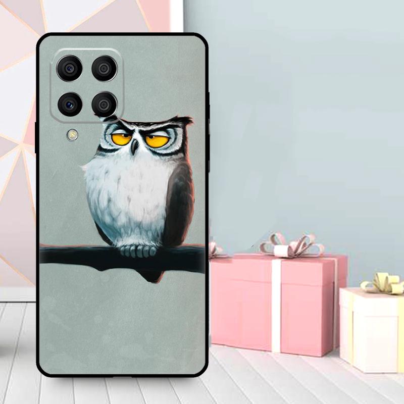 Cute Owl Cartoon Case For Samsung Galaxy M56 M52 M32 M53 M16 M11 M21 M31 M35 M12 M13 M14 M15 M36 M55 M34 M54