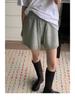 Women's High Waist Knitted Wide-Leg Shorts, Autumn/Winter 2025 A-Line Casual.