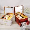 Rotating Dancer Engraved Musical Box Birthday Presents Jewelry Case Music Melody Box Retro Party Props for Souvenirs Decorations