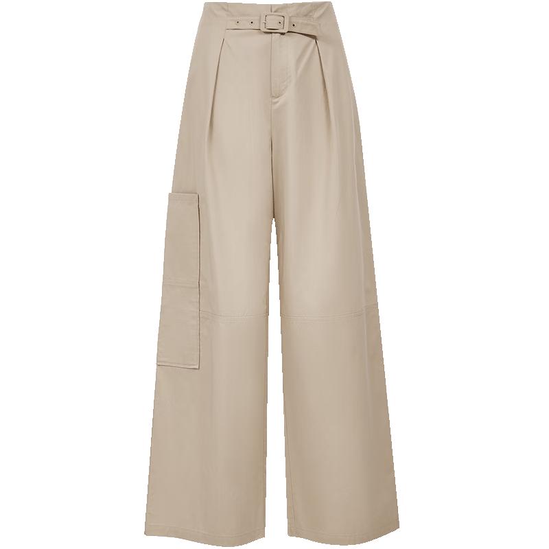 

VEROMODA Women s Loose Fit Belted Casual Pants S