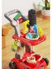 Kids' Cleaning Trolley Set: Pretend Play Vacuum, Broom, Mop & Hygiene Tools