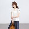 Srcr Women's 19 Momme Silk Short-Sleeve Shirt