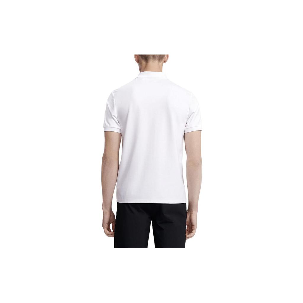 FILA Polo Shirts Men's Standard White Polo Collar Moderate Straight Fit F11M327115F-WT