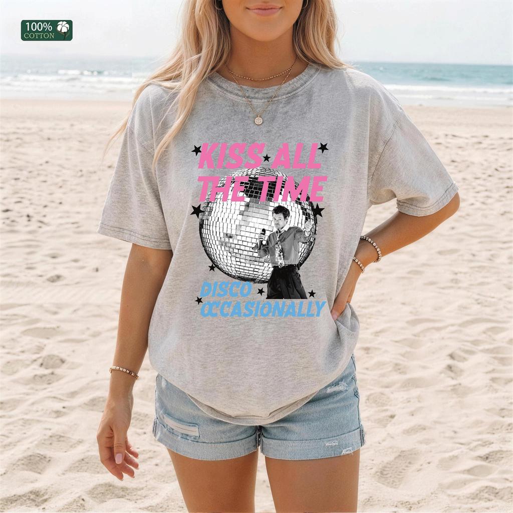 Harry Styles Shirt 2026 Tour Vintage Shirt,Kiss All The Time Concert Tee, HS 2026 World Tour Hoodie, Music Festival Outfit