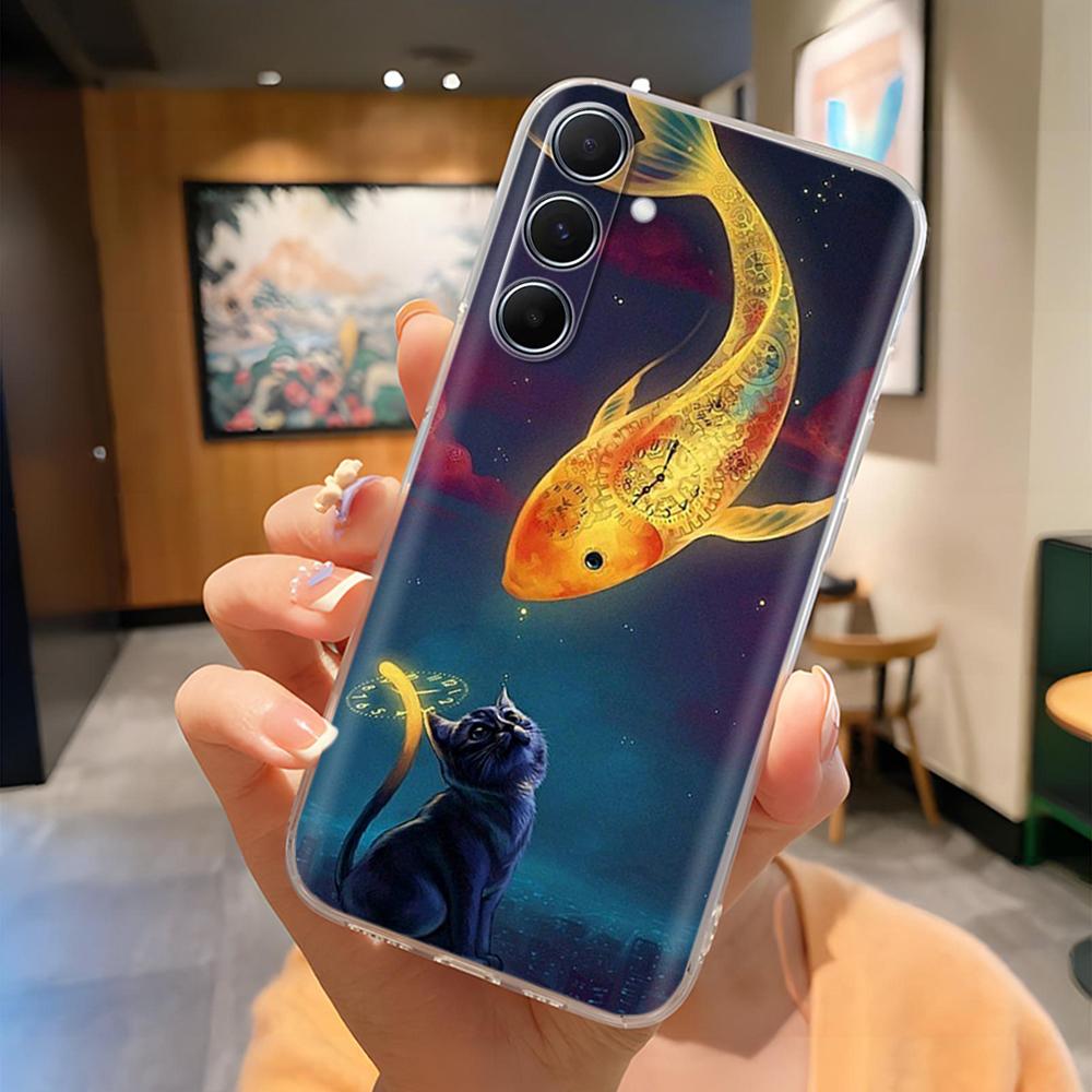 A34 A54 5G Case For Samsung A34 5G Cool Soft Silicone TPU Protective Back Case For Samsung Galaxy A34 A54 5G Cases Phone Cover