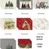 Festive Christmas & New Year Table Mats - Dining Tablecloth Placemats & Decorations