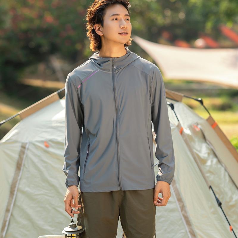 Women's Summer UV-Blocking Ice Silk Jacket - Breathable Plus Size Sun Protection for Running