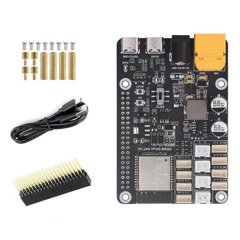 Direct Drive Servo Motor Driver Board For DDSM Series For DDSM115 DDSM210 Motors Controller 4Channel Interfaces
